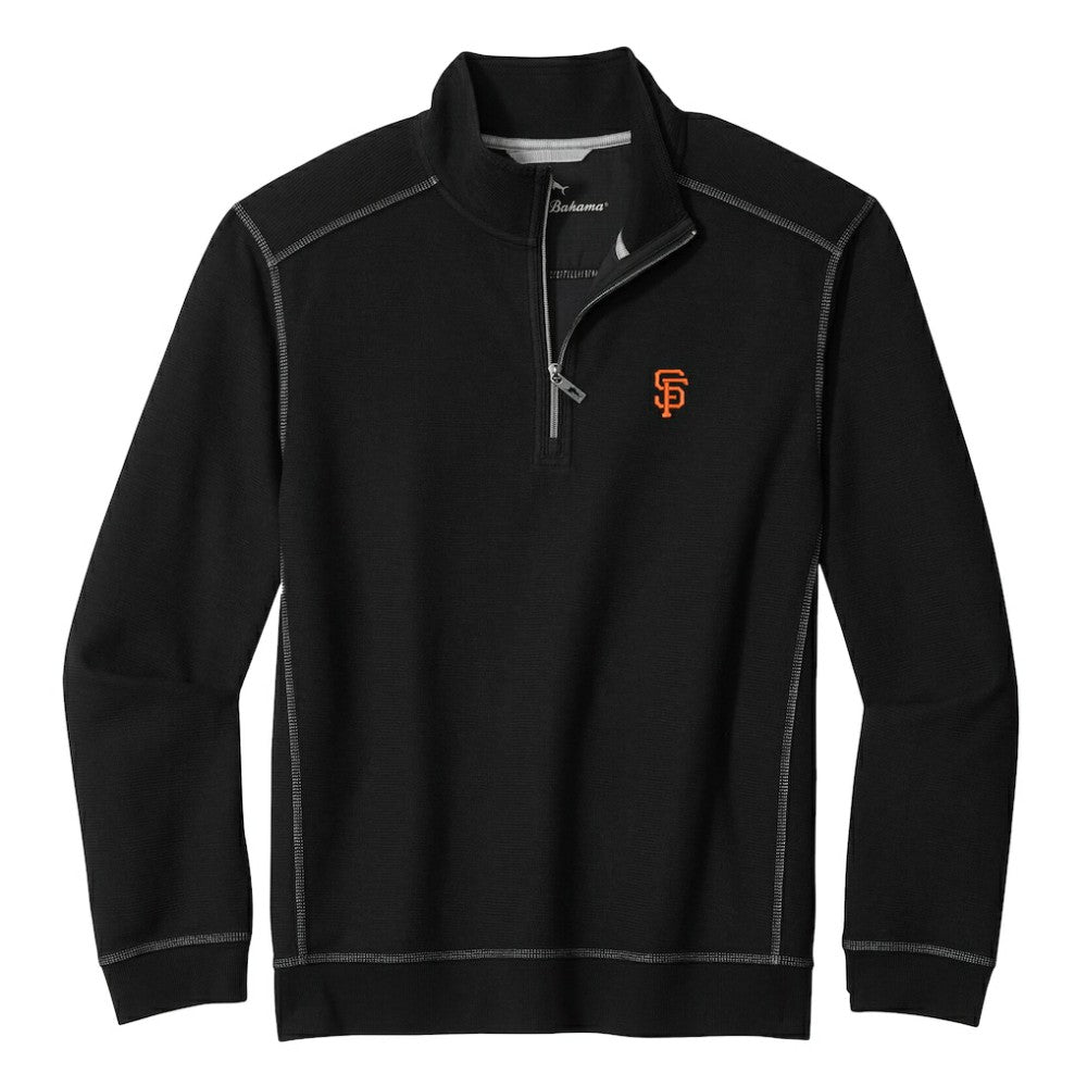 MLB San Francisco Giants Tommy Bahama Montego Bay Half-Zip Sweatshirt