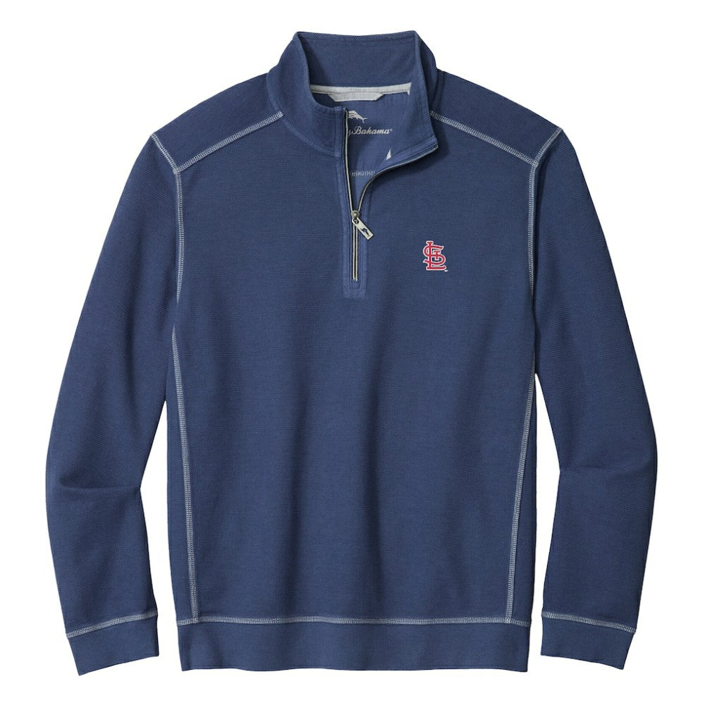 MLB St. Louis Cardinals Tommy Bahama Montego Bay Half-Zip Sweatshirt
