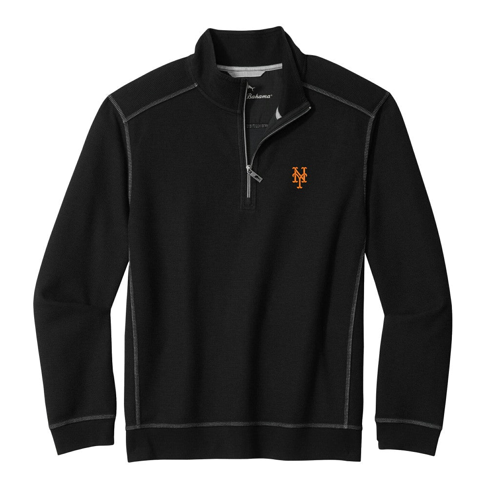 MLB New York Mets Tommy Bahama Montego Bay Half-Zip Sweatshirt