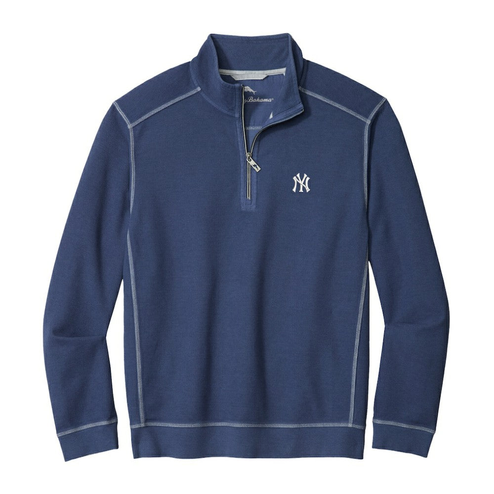 MLB New York Yankees Tommy Bahama Montego Bay Half-Zip Sweatshirt