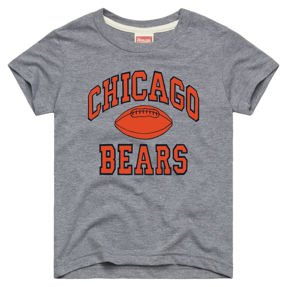 Homage Youth Gridiron Tri-Blend T-Shirt - Chicago Bears