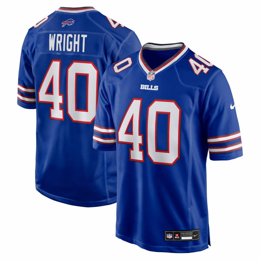 Matthew Wright  Team Game Jersey - Buffalo Bills
