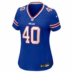 Matthew Wright  Women's Team Game Jersey - Buffalo Bills