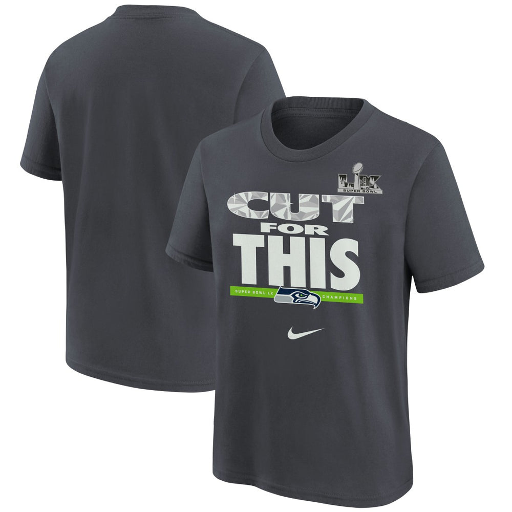 Youth Super Bowl LX Champions Parade T-Shirt - Seattle Seahawks