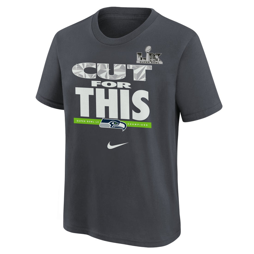 Youth Super Bowl LX Champions Parade T-Shirt - Seattle Seahawks