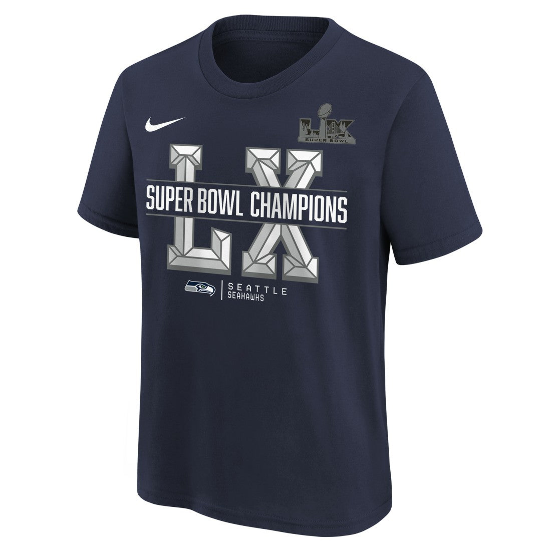 Youth Super Bowl LX Champions T-Shirt - Seattle Seahawks