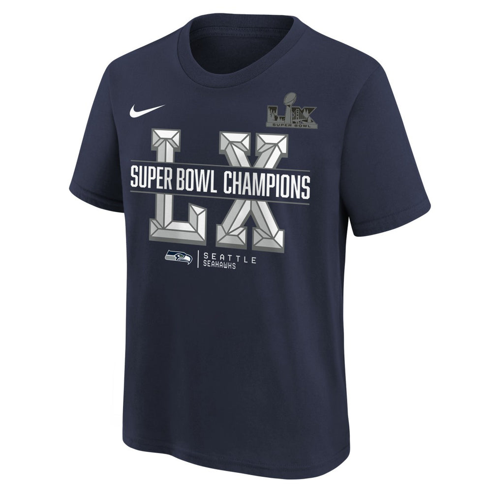 Youth Super Bowl LX Champions T-Shirt - Seattle Seahawks
