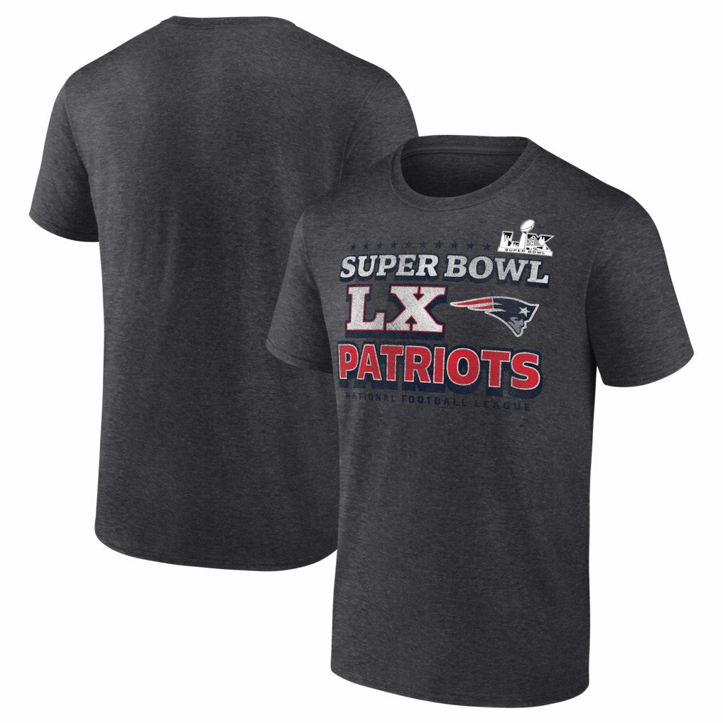 Super Bowl LX Big & Tall Battle Prep T-Shirt - New England Patriots