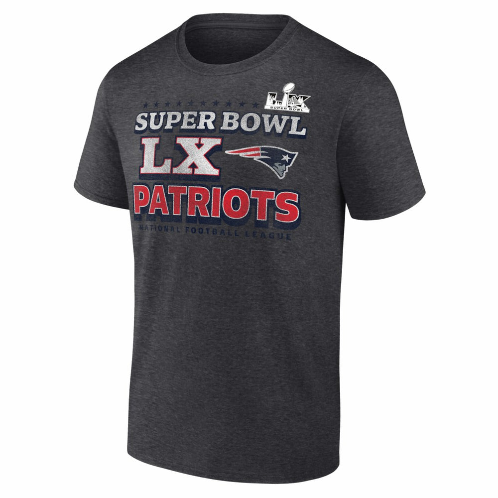 Super Bowl LX Big & Tall Battle Prep T-Shirt - New England Patriots