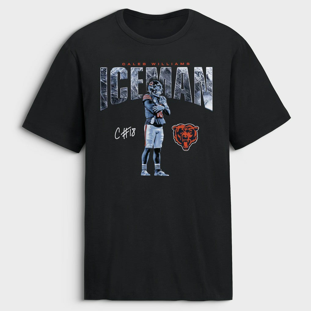 Caleb Williams  Iceman T-Shirt - Chicago Bears