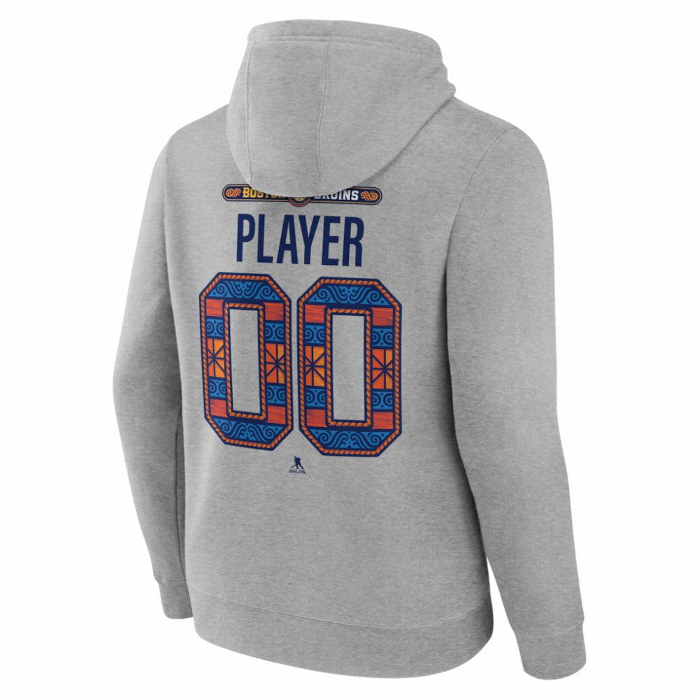 NHL Gray Boston Bruins 2026 NHL Stadium Series Personalized Name & Number Hoodie