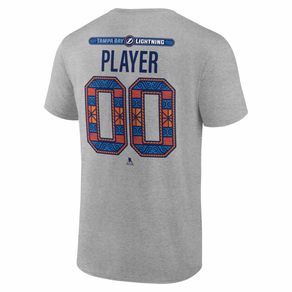 NHL Gray Tampa Bay Lightning 2026 NHL Stadium Series Personalized Name & Number T-Shirt