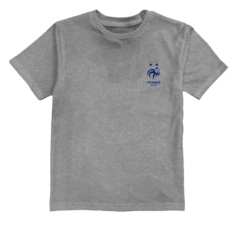 France National Team Vive La Fete Youth Impressions Artwork T-Shirt -  Gray
