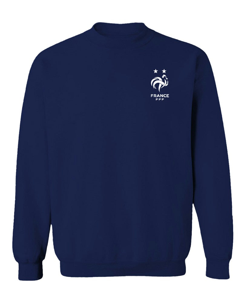 France National Team Vive La Fete Women's Impressions Artwork Sweatshirt -  Navy