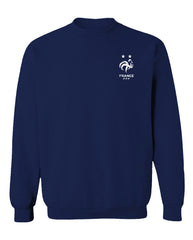 France National Team Vive La Fete Women's Impressions Artwork Sweatshirt -  Navy