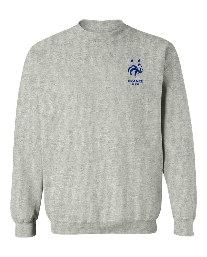 France National Team Vive La Fete Women's Impressions Artwork Sweatshirt -  Gray