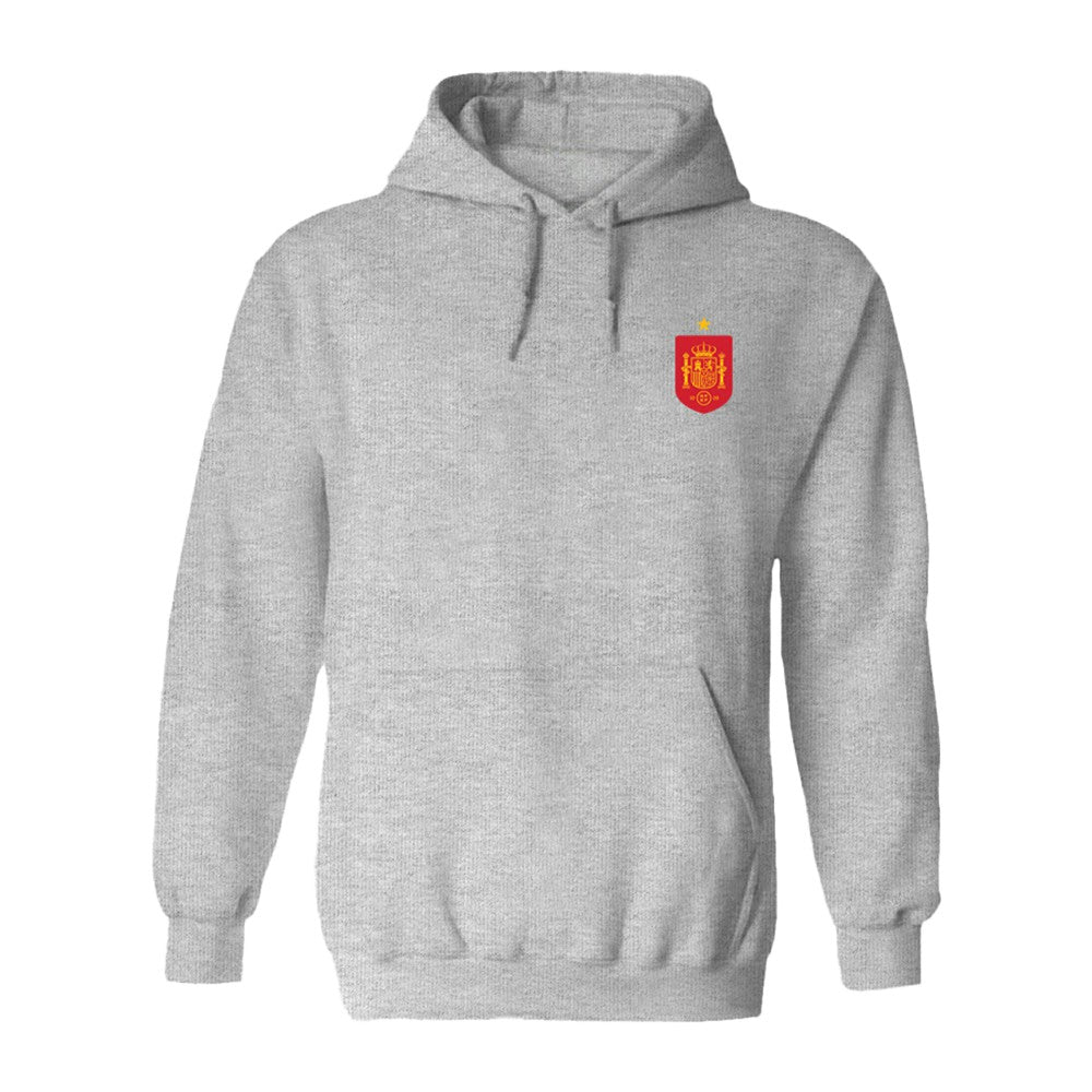 Spain National Team Vive La Fete Women's Impressions Artwork Hoodie -  Gray