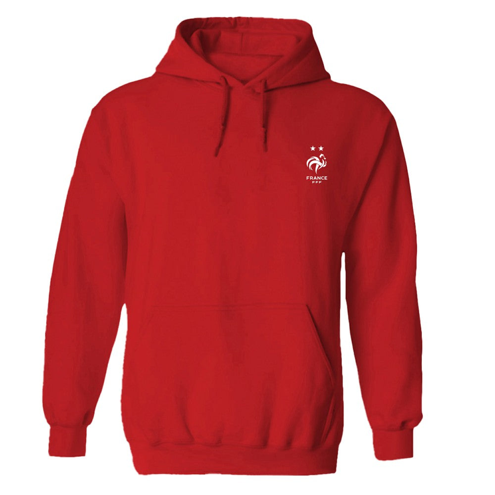 France National Team Vive La Fete Women's Impressions Artwork Hoodie -  Red