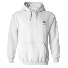 France National Team Vive La Fete Women's Impressions Artwork Hoodie -  White