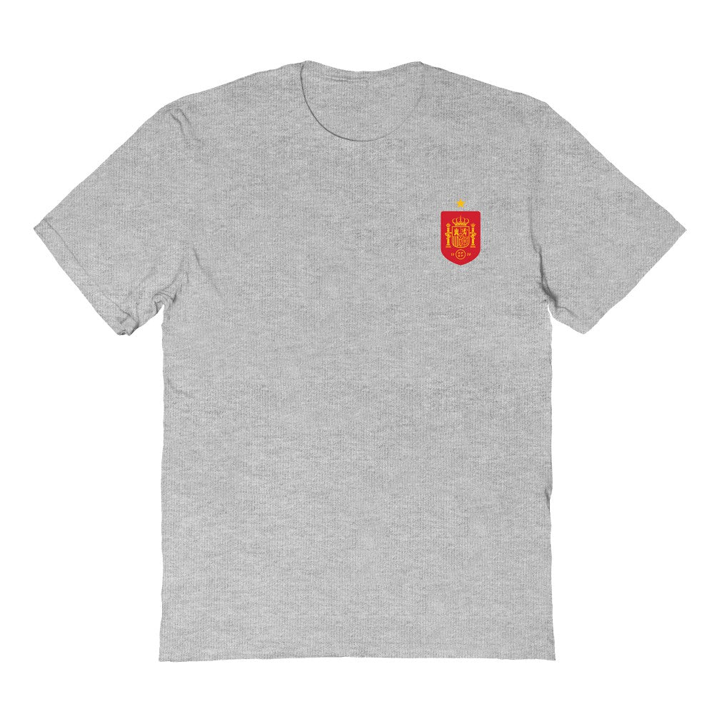 Spain National Team Vive La Fete Women's Impressions Artwork Fitted T-Shirt -  Gray