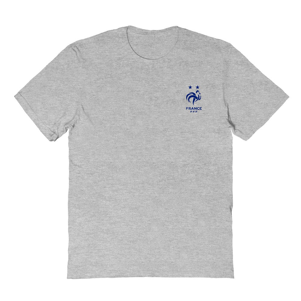 France National Team Vive La Fete Women's Impressions Artwork Fitted T-Shirt -  Gray