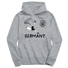 Germany National Team Vive La Fete Youth Chilena Style Hoodie -  Gray
