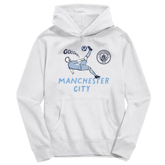 Manchester City Vive La Fete Youth Chilena Style Hoodie -  White