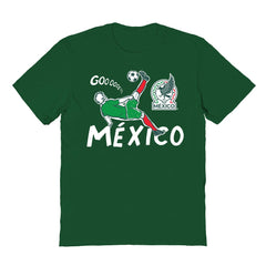 Mexico National Team Vive La Fete Youth Chilena Style T-Shirt -  Green