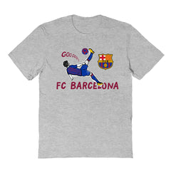 Barcelona Vive La Fete Youth Chilena Style T-Shirt -  Gray