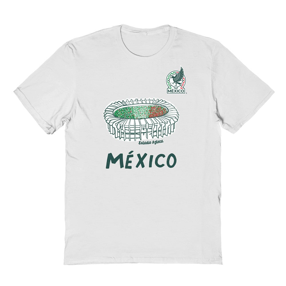 Mexico National Team Vive La Fete Youth Chilena Style T-Shirt -  White