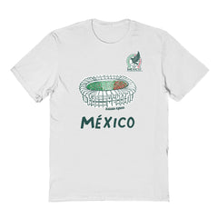 Mexico National Team Vive La Fete Youth Chilena Style T-Shirt -  White