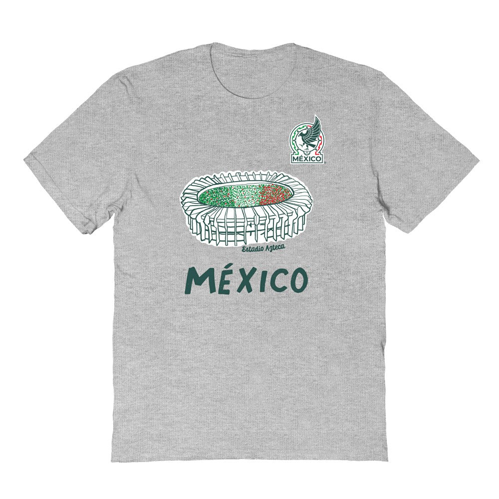 Mexico National Team Vive La Fete Youth Chilena Style T-Shirt -  Gray