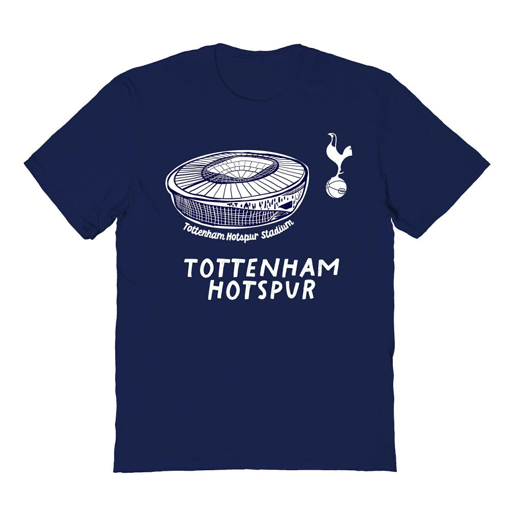 Tottenham Hotspur Vive La Fete Youth Chilena Style T-Shirt -  Navy