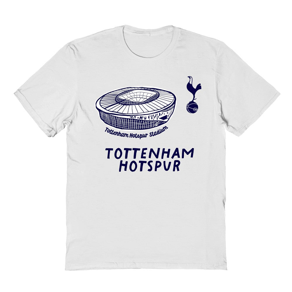 Tottenham Hotspur Vive La Fete Youth Chilena Style T-Shirt -  White