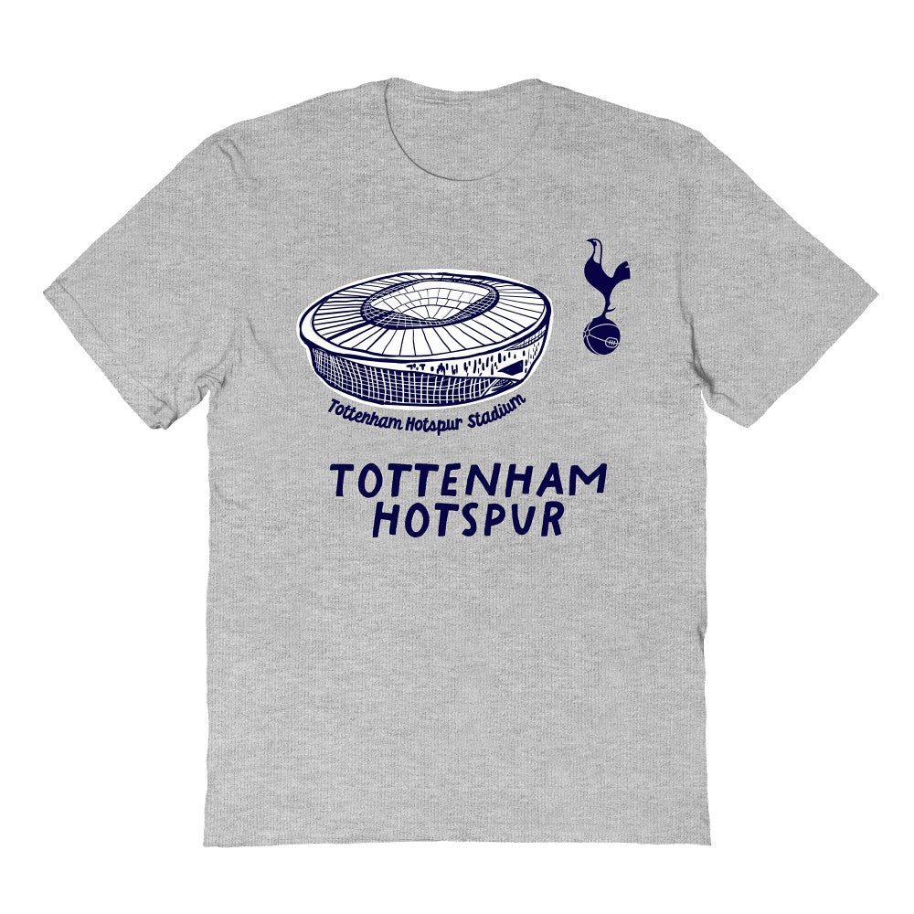 Tottenham Hotspur Vive La Fete Youth Chilena Style T-Shirt -  Gray