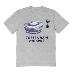 Tottenham Hotspur Vive La Fete Youth Chilena Style T-Shirt -  Gray