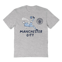Manchester City Vive La Fete Youth Chilena Style T-Shirt -  Gray