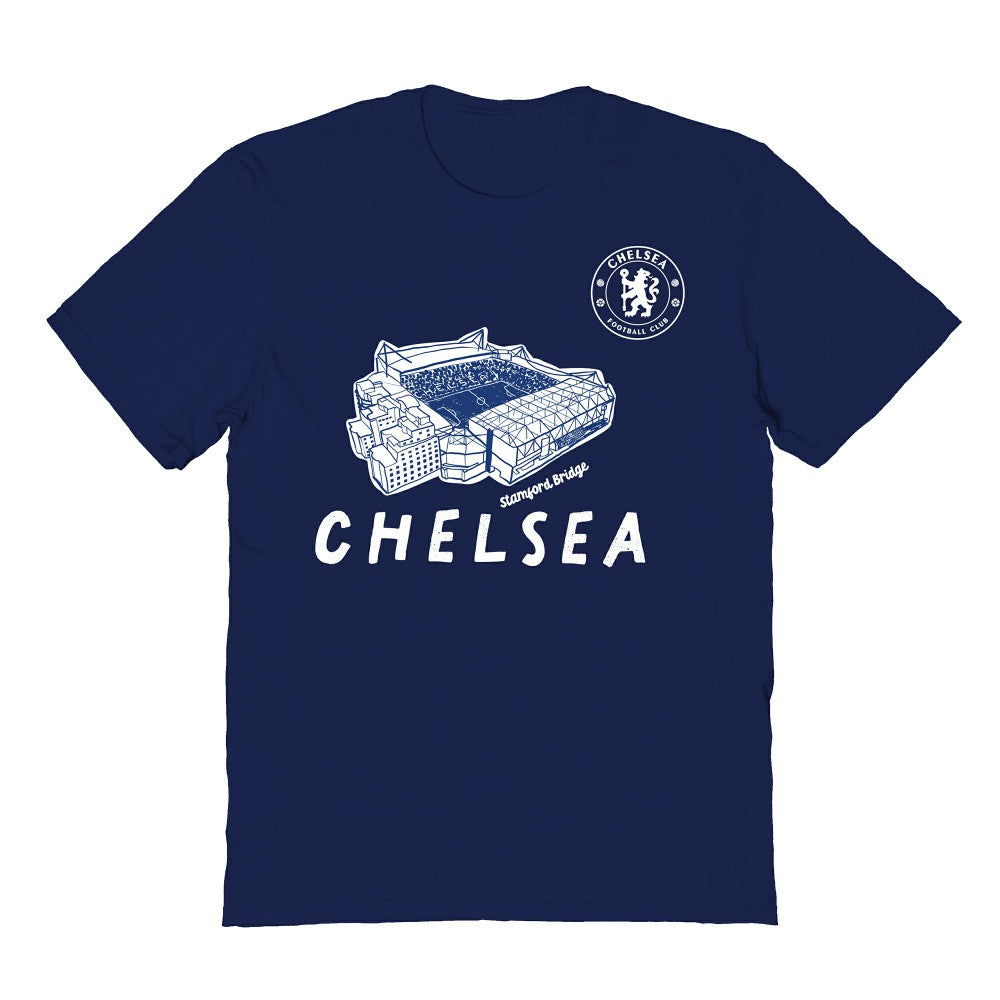 Chelsea Vive La Fete Youth Chilena Style T-Shirt -  Navy
