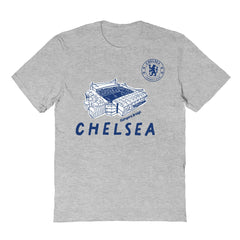 Chelsea Vive La Fete Youth Chilena Style T-Shirt -  Gray