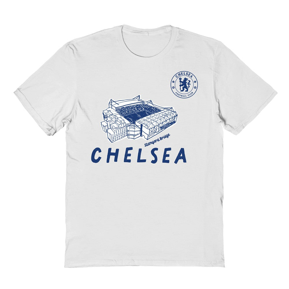 Chelsea Vive La Fete Youth Chilena Style T-Shirt -  White