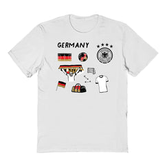 Germany National Team Vive La Fete Youth Impressions Icons T-Shirt -  White