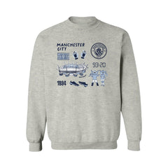 Manchester City Vive La Fete Women's Impressions Icons Sweatshirt -  Gray