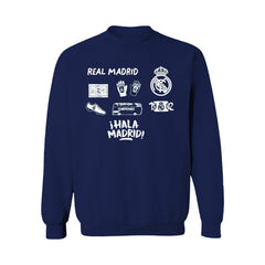 Real Madrid Vive La Fete Women's Impressions Icons Sweatshirt -  Navy