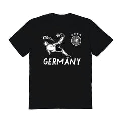 Germany National Team Vive La Fete Women's Chilena Style T-Shirt -  Black
