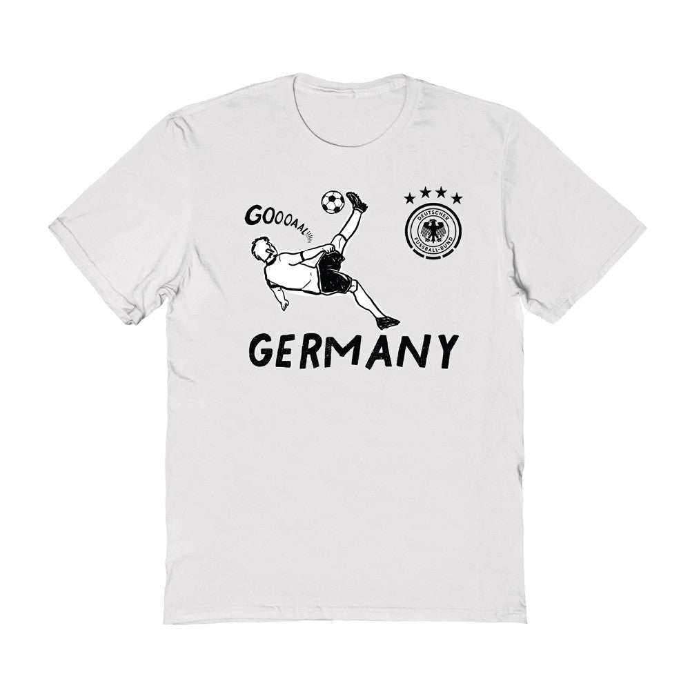 Germany National Team Vive La Fete Women's Chilena Style T-Shirt -  White