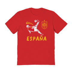 Spain National Team Vive La Fete Women's Chilena Style T-Shirt -  Red