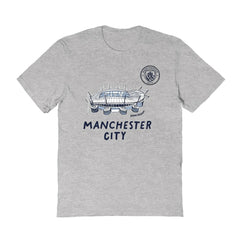 Manchester City Vive La Fete Women's Stadium Style T-Shirt -  Gray