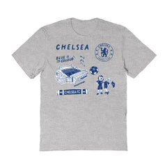 Chelsea Vive La Fete Women's Impressions Icons T-Shirt -  Gray