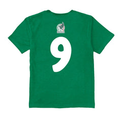 Raúl Jiménez Mexico National Team Vive La Fete Youth Player Name & Number Color Badge T-Shirt -  Green