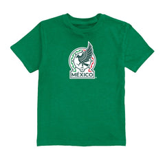 Santiago Gimenez Mexico National Team Vive La Fete Youth Player Name & Number Color Badge T-Shirt -  Green